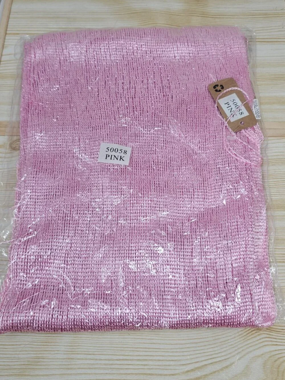 Pink Shimmer and Shine Scarf Shawl Wrap NWT